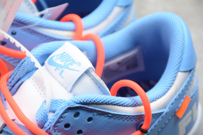 ow x futura x dunk low sb unc university blue summit white dd0856-403