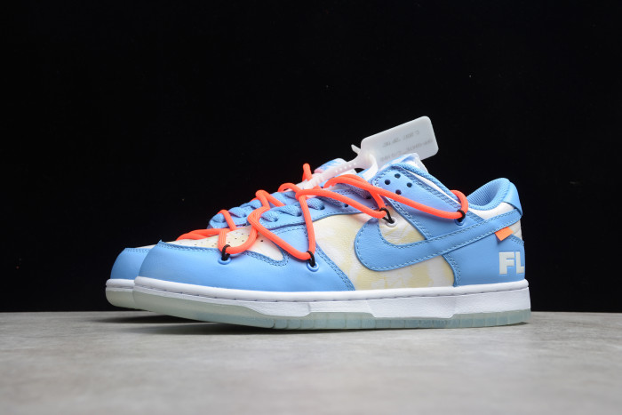 ow x futura x dunk low sb unc university blue summit white dd0856-403