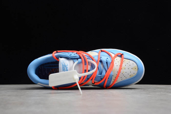 ow x futura x dunk low sb unc university blue summit white dd0856-403