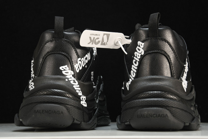 balenga triple s black clear sole    btsbcs-030