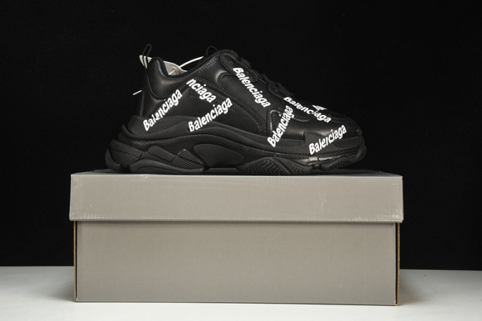 balenga triple s black clear sole    btsbcs-030