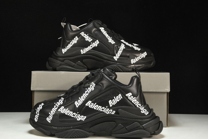 balenga triple s black clear sole    btsbcs-030