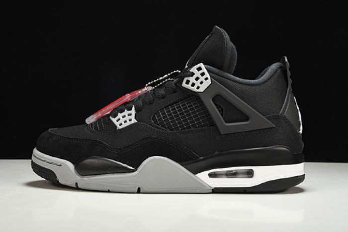 air jordan 4 black canvas dh7138-006