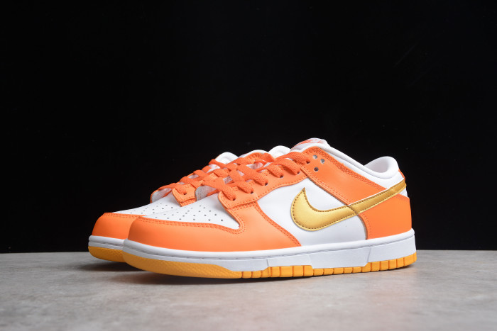 nike dunk low gold/orange/yellow/white cu1726-002