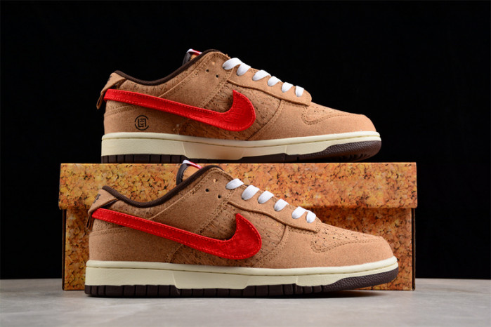 clot x nike dunk “cork”  fn0317-121