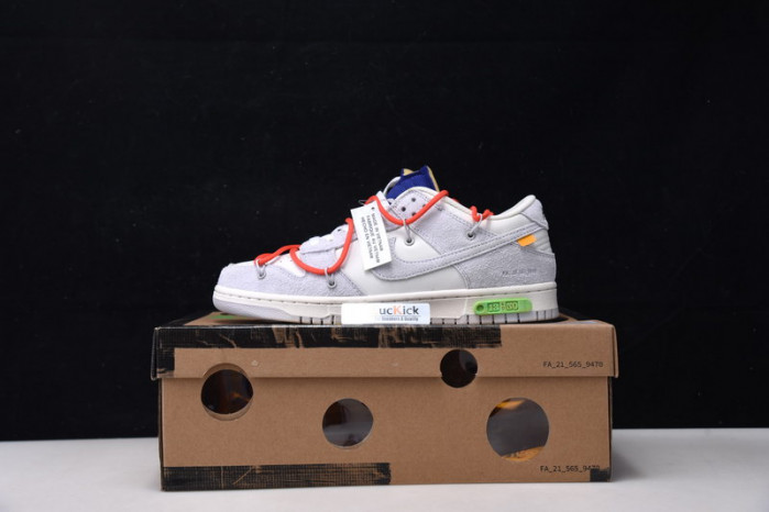 nike dunk low ow lot 13 - dj0950-110