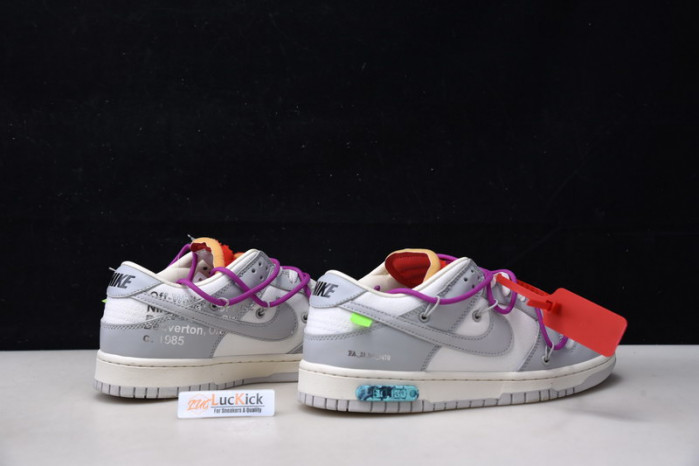 nike dunk low ow lot 48 - dm1602-107