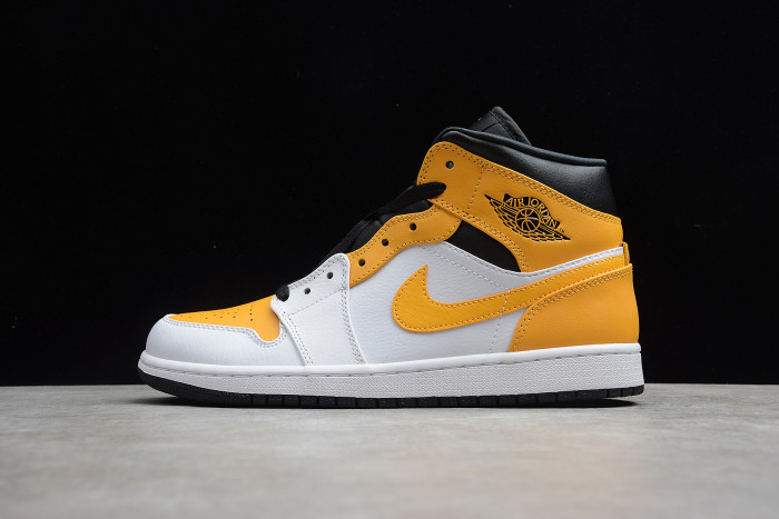 jordan 1 mid university gold  554724-170