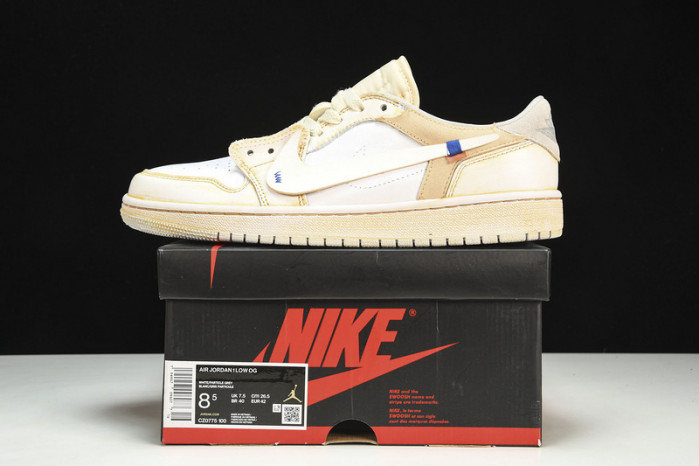 air jordan 1 low  cz0775-100